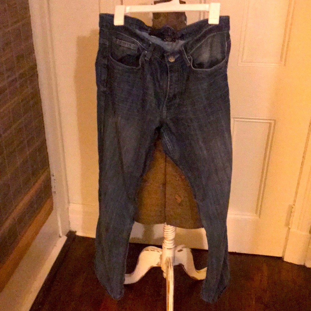 Helix Brand Men’s Straight loose fit Relaxed Jeans